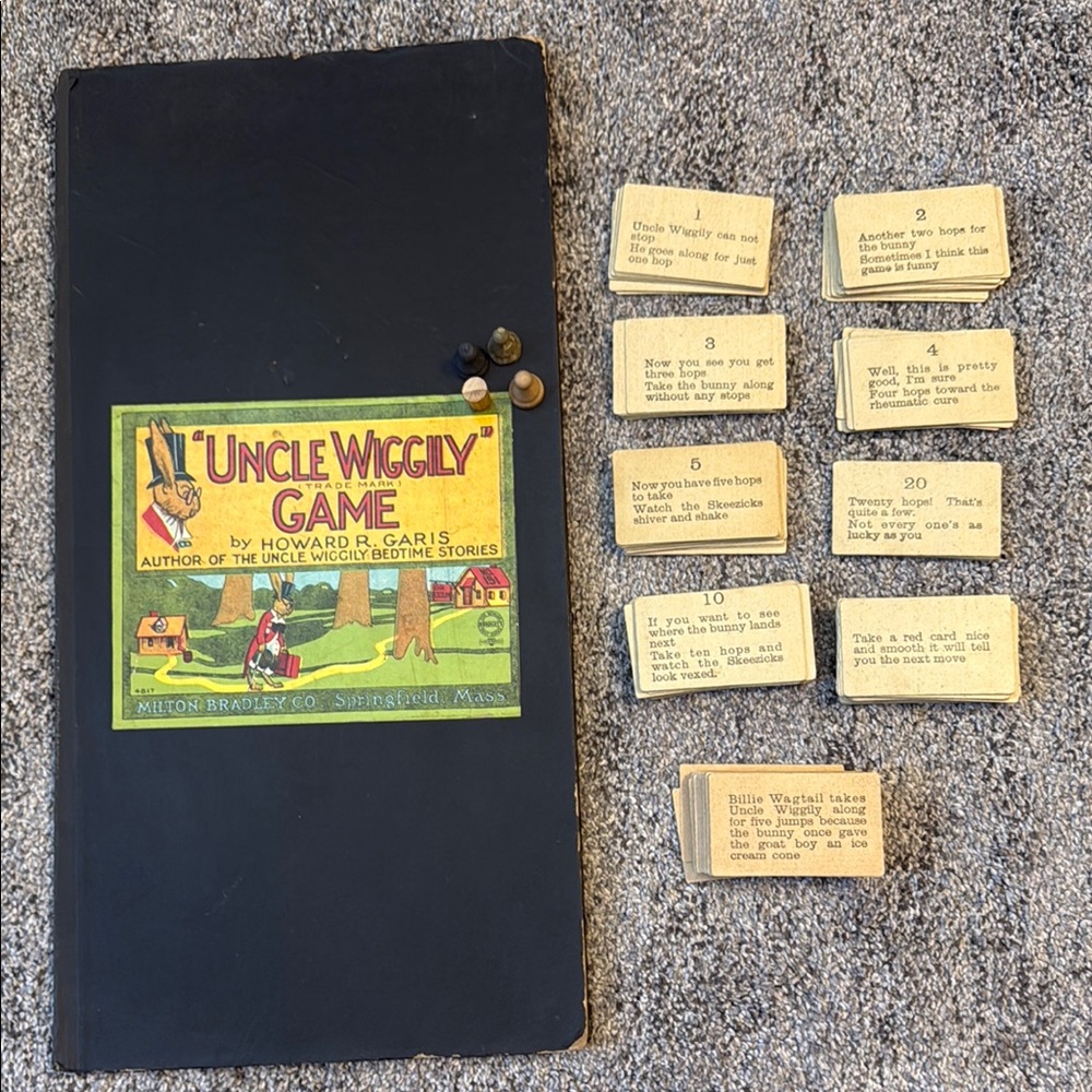 1916 Milton Bradley vintage/antique Uncle Wiggly Game - Howard R. Garis author